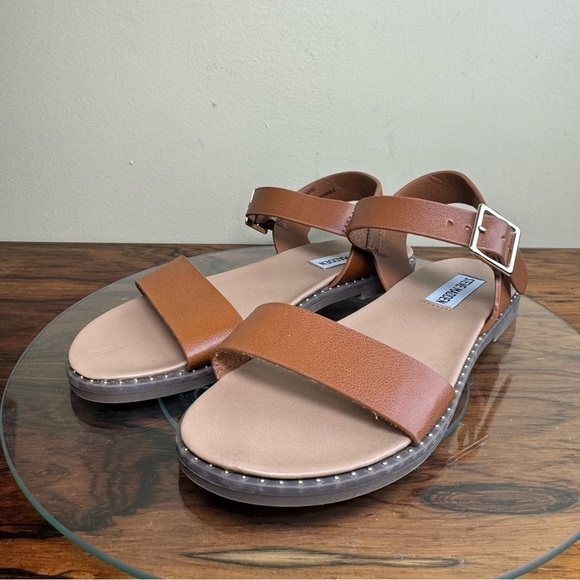 Steve Madden Tesa Slingback Sandal in cognac - Picture 4 of 15